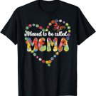 Blessed To Be Called Mema Grandma Mema Grandmother T-Shirt