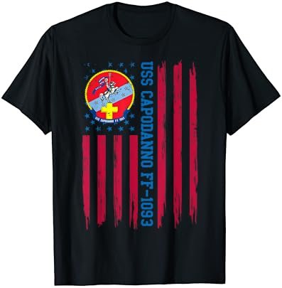USS Capodanno FF-1093 Frigate Ship Veteran Christmas T-Shirt