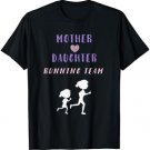 Cute Mommy and Me Matching Mother Daughter Running Team T-Shirt