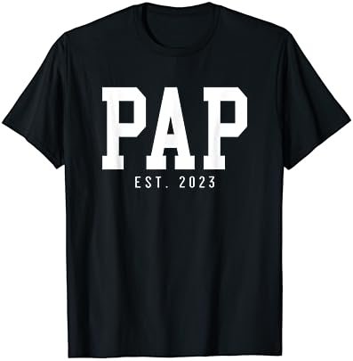 Pap Est 2023 Pap To Be New Pap Father's Day Gift T-Shirt