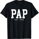 Pap Est 2023 Pap To Be New Pap Father's Day Gift T-Shirt