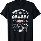 Promoted To Grammy Again Est 2024 Funny Mother's Day Flower T-Shirt