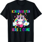 Cute Unicorn Kindergarten Here I Come School Kindergarten T-Shirt