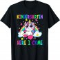 Cute Unicorn Kindergarten Here I Come School Kindergarten T-Shirt