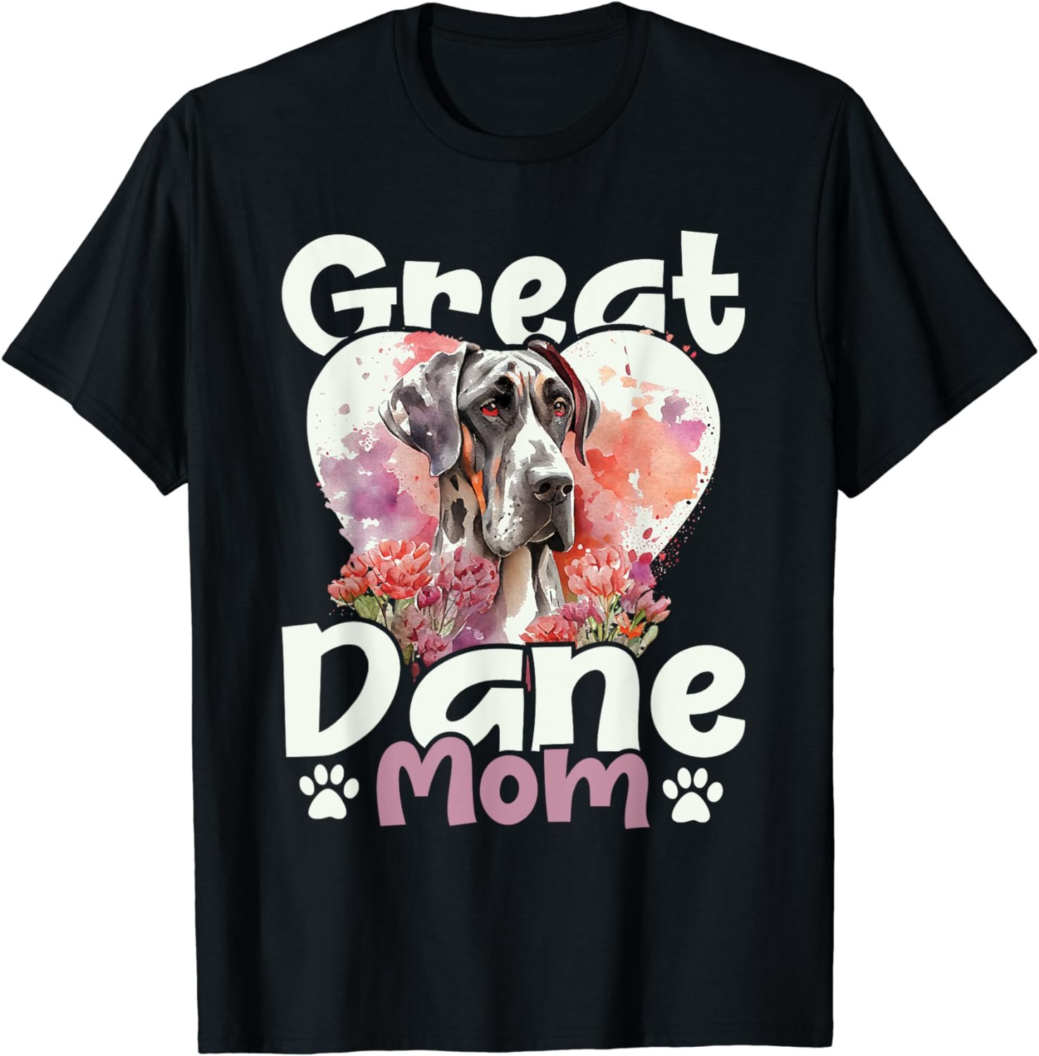 Great Dane Mom - Mother's Day Dog Lover Pet Owner Puppies T-Shirt