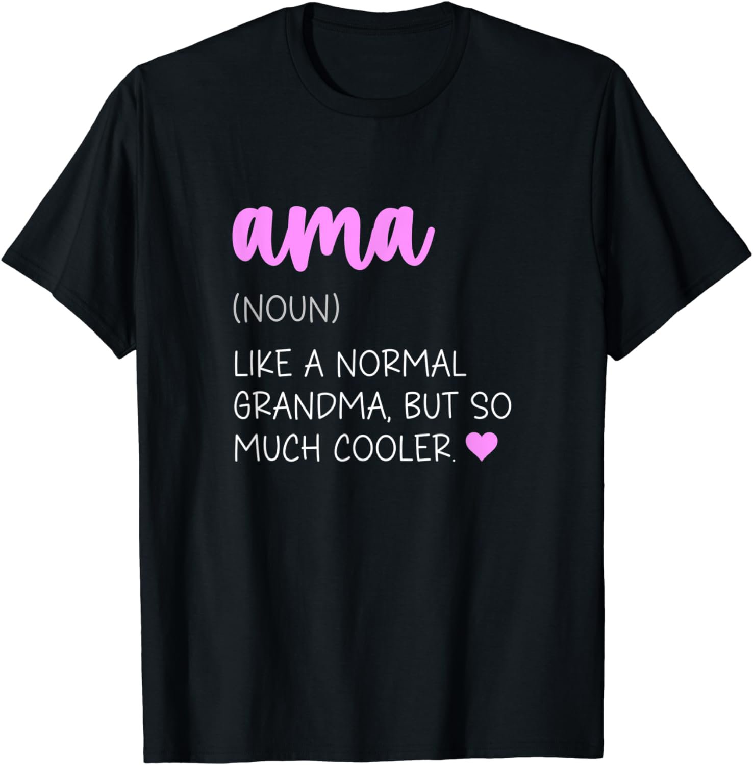 Ama Definition Cute Mother's Day Grandma T-Shirt