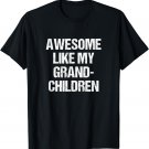 Awesome Like My Grandchildren Mother's Day Father's Day T-Shirt