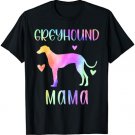 Greyhound Mama Italian Greyhound Mom Rainbow Watercolor T-Shirt