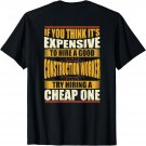 Mens Womens Funny Construction Worker Shirts Foreman TShirt