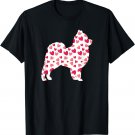 Valentines Day Pomeranian Hearts Puppy Dog Lover T-Shirt