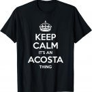 ACOSTA Surname Funny Family Tree Birthday Reunion Gift Idea T-Shirt