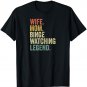 Binge Watching TShirt Funny Mom Gift Vintage TV Show T-Shirt