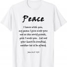 Christian Bible Verse Peace John 14:27 T-Shirt