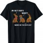 My Butt Hurts Happy Easter Day Bunny Rabbit Eggs Hunting T-Shirt