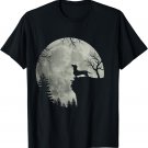 Dachshund And Moon Halloween - Dachshund Halloween Costume T-Shirt