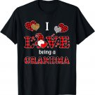 I Love Being Grandma Gnomes Matching Family valentine's day T-Shirt