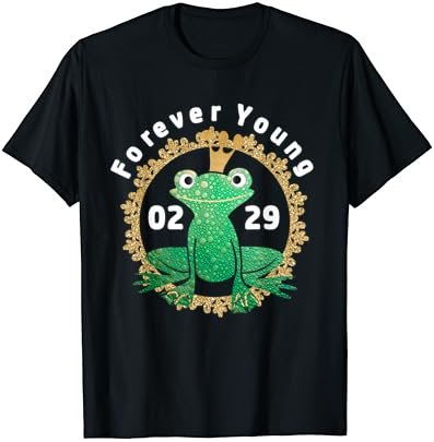 February 29 Birthday Shirt Frog Leap Day Birthday Finally T-Shirt