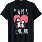 Mama Daughter Penguin Lovers Mother's Day Matching Design T-Shirt