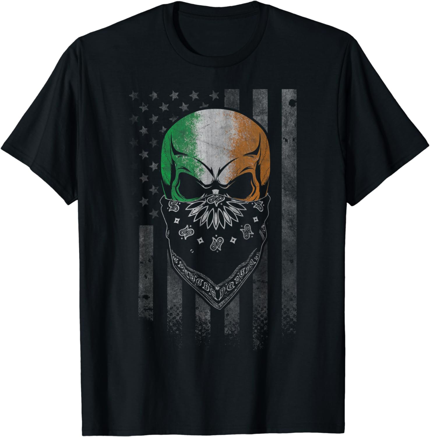 Irish American Pride Skull Saint Patrick's day T-Shirt