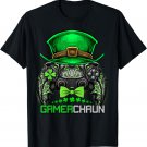 Video Gamer Leprechaun Gamers St Patrick's Day Gamerchaun T-Shirt