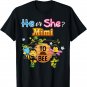 He Or She Mimi To Bee Be Gender Reveal Baby Mother Day Gift T-Shirt