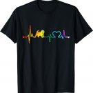 Cockapoo Heartbeat Watercolor Vintage Dog Lover T-Shirt