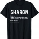 Personalized Sharon Mom Noun Firstname Mothersday T-Shirt