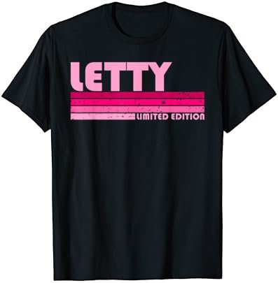 LETTY Name Personalized Retro Vintage 80s 90s Birthday T-Shirt