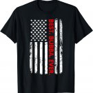 Best Bubba Ever T-Shirt Funny Brother Gift with America Flag T-Shirt