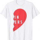 Twins Gift - Twin Sisters Heart Matching Shirt Set - #2 of 2