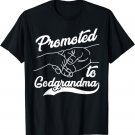 Promoted to Godgrandma T-shirt Father's Day And Mother's Day