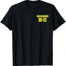 USS Missouri BB-63 WW2 Battleship Warship Front&Back T-Shirt