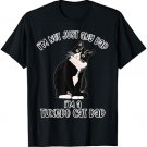 Tuxedo Cat Lovers Funny Tee Shirt for Dad Father's Day T-Shirt
