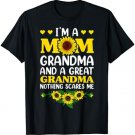 Mom Grandma Great Grandma Sunflower Women Shirt, Mothers Day T-Shirt