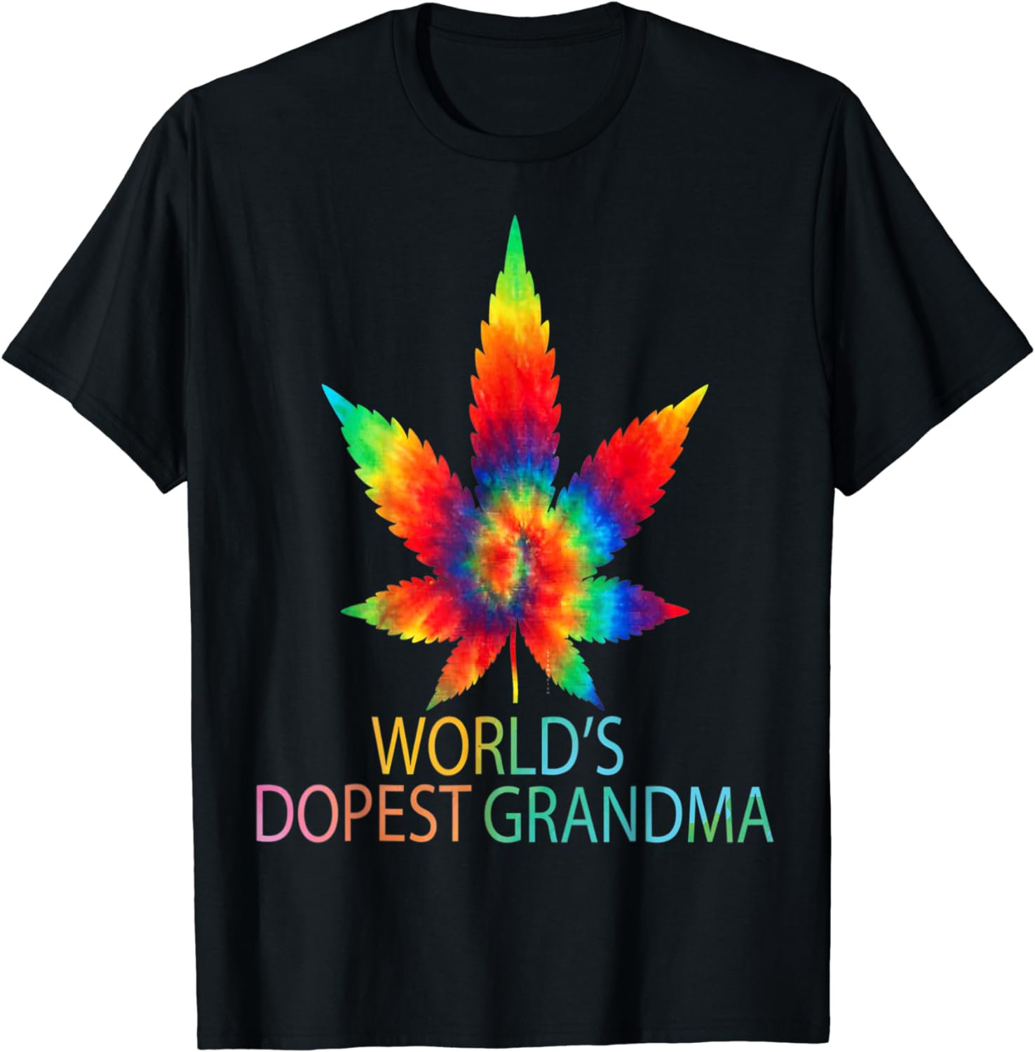 Funny World's Dopest Grandma Weed marijuana T-Shirt