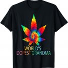 Funny World's Dopest Grandma Weed marijuana T-Shirt