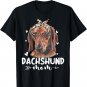 Dachshund Mom Leopard Print Dog Lovers Mother Day Gift T-Shirt