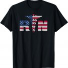 Nurse Appreciation Gift Shirt RN American Flag July 4th T-Shirt