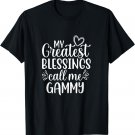My Greatest Blessings Call Me Gammy Grandmother Grandma T-Shirt