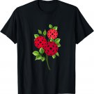 Pickleball Mother's Day Flower Bouquet Cute Roses T-Shirt