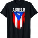 Abuela Puerto Rico Flag Vintage Grandpa Funny Father's Day T-Shirt