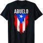 Abuela Puerto Rico Flag Vintage Grandpa Funny Father's Day T-Shirt
