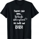 African Swahili Grandma Grandmother This Boy Calls Me Bibi T-Shirt