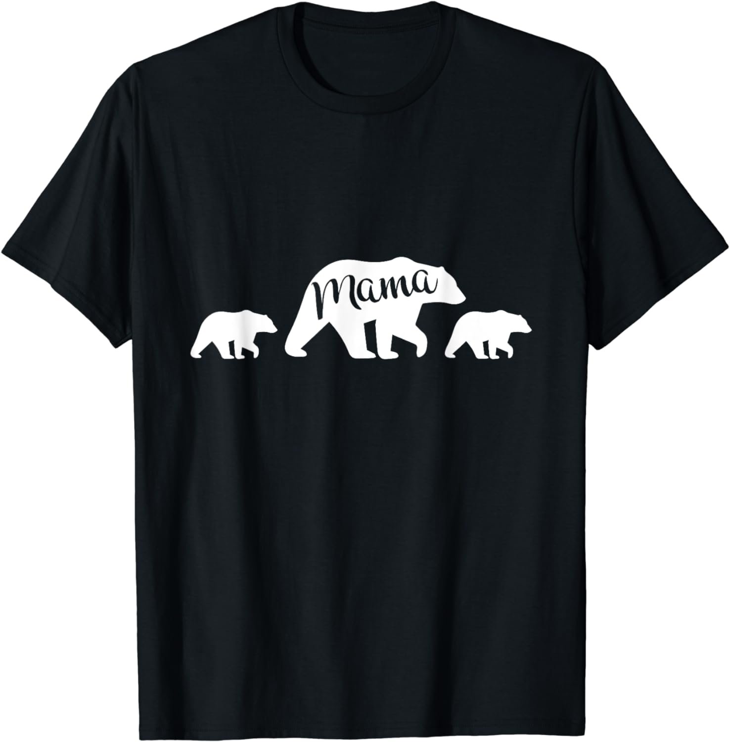 Mama Bear with Two Cubs - Mother's Day Mom T-Shirt