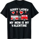 Cute Valentine's Day Son Funny Fire Engine Kids Boys Gift T-Shirt