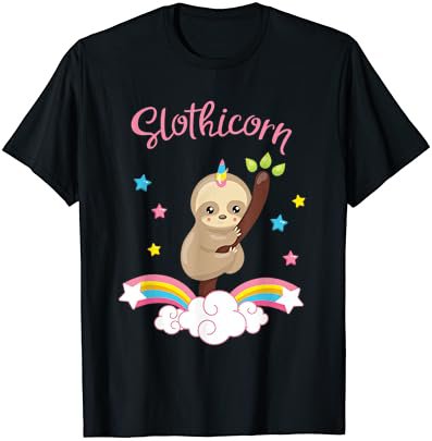 Slothicorn Shirt Cute Sloth Unicorn