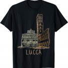 Lucca Italy Unique Hand Drawn Art Gift Men Women T-Shirt