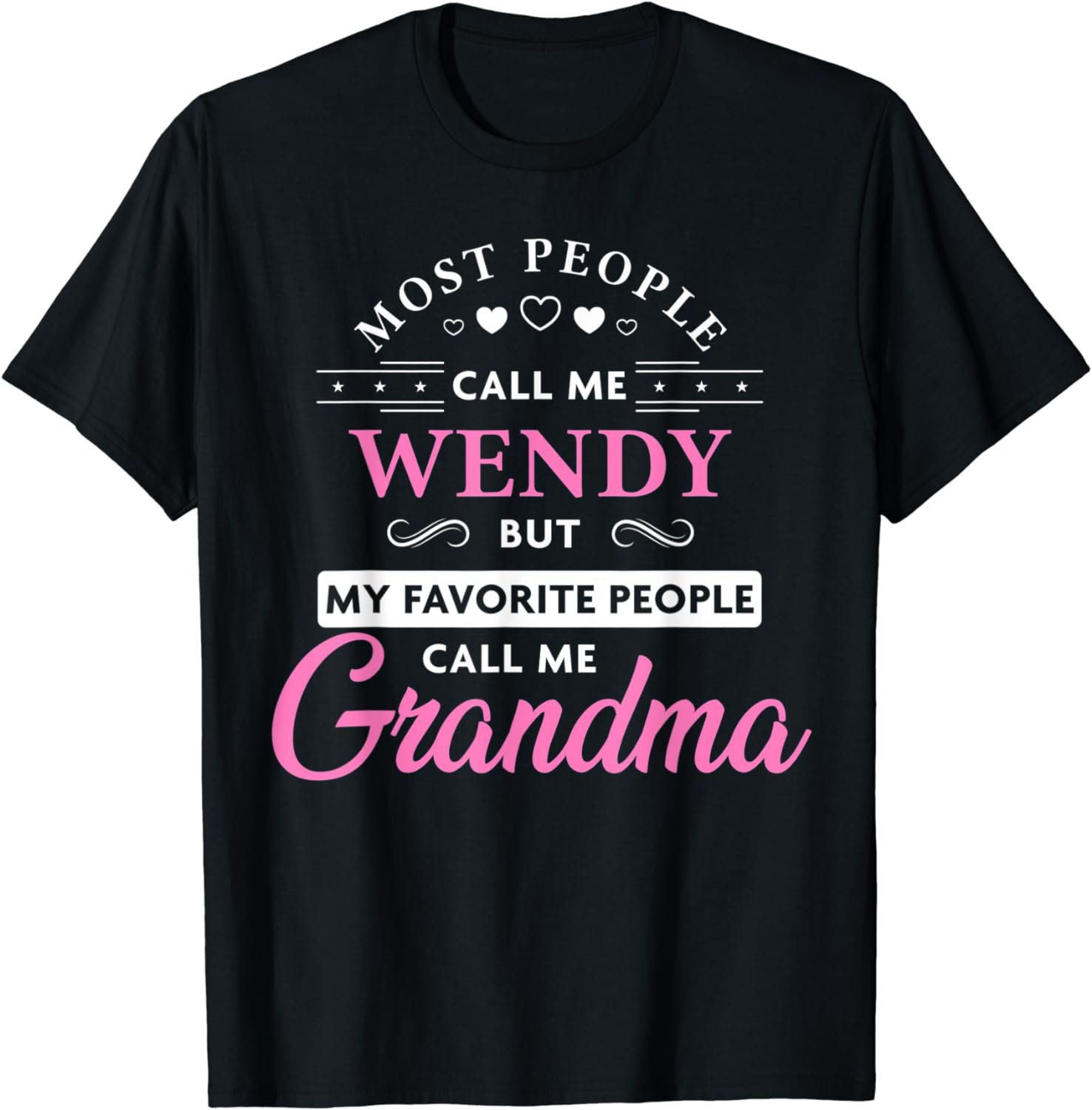 Wendy Name Grandma Shirt - Personalized Mothers Day Gift