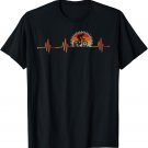 Bicycle heartbeat cycling for cyclist T-Shirt