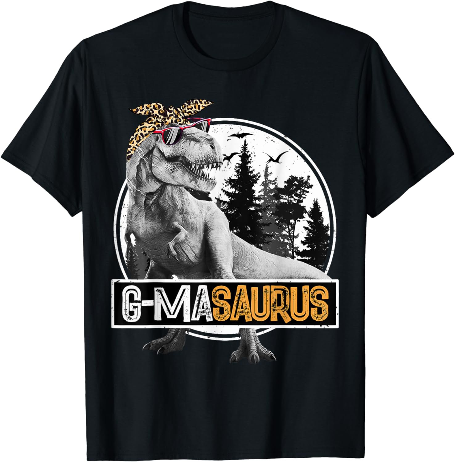 G-ma saurus T rex Dinosaur G-maSaurus Matching Family T-Shirt